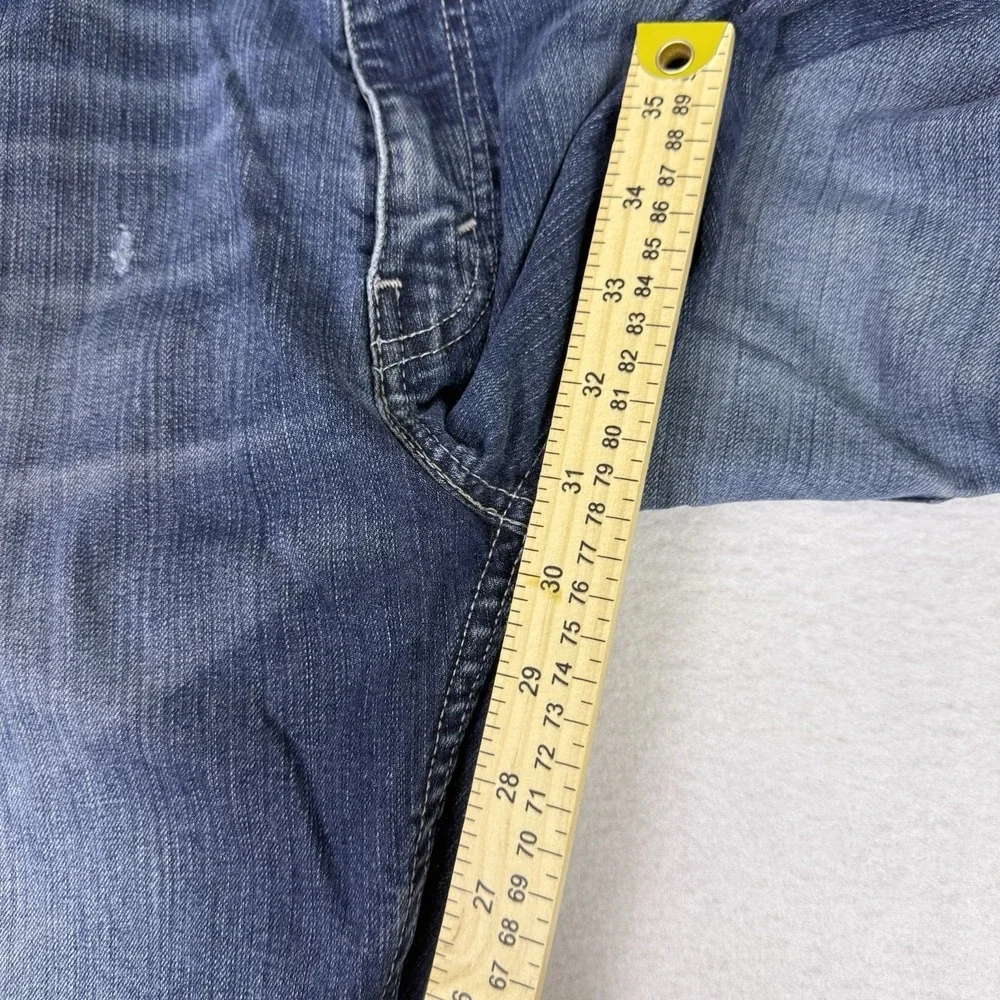 Levi's 559 Men's 36x31 Relaxed Straight Fit Blue Jeans Distressed Medium‎ Wash